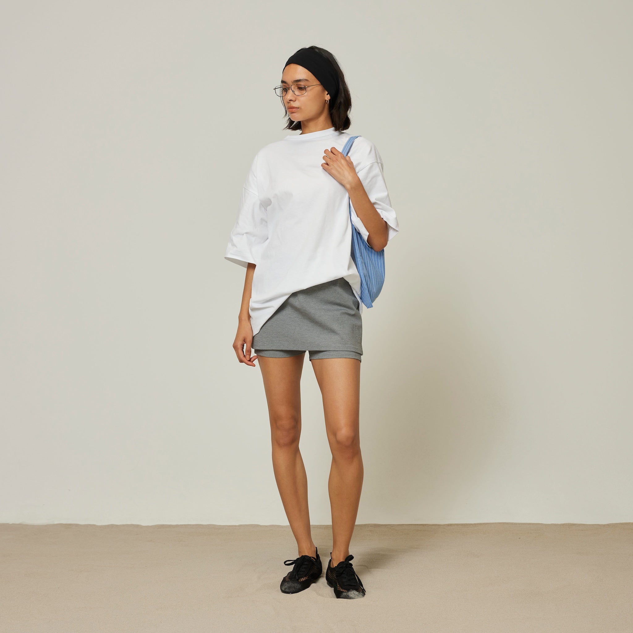 Skirt with half leggings