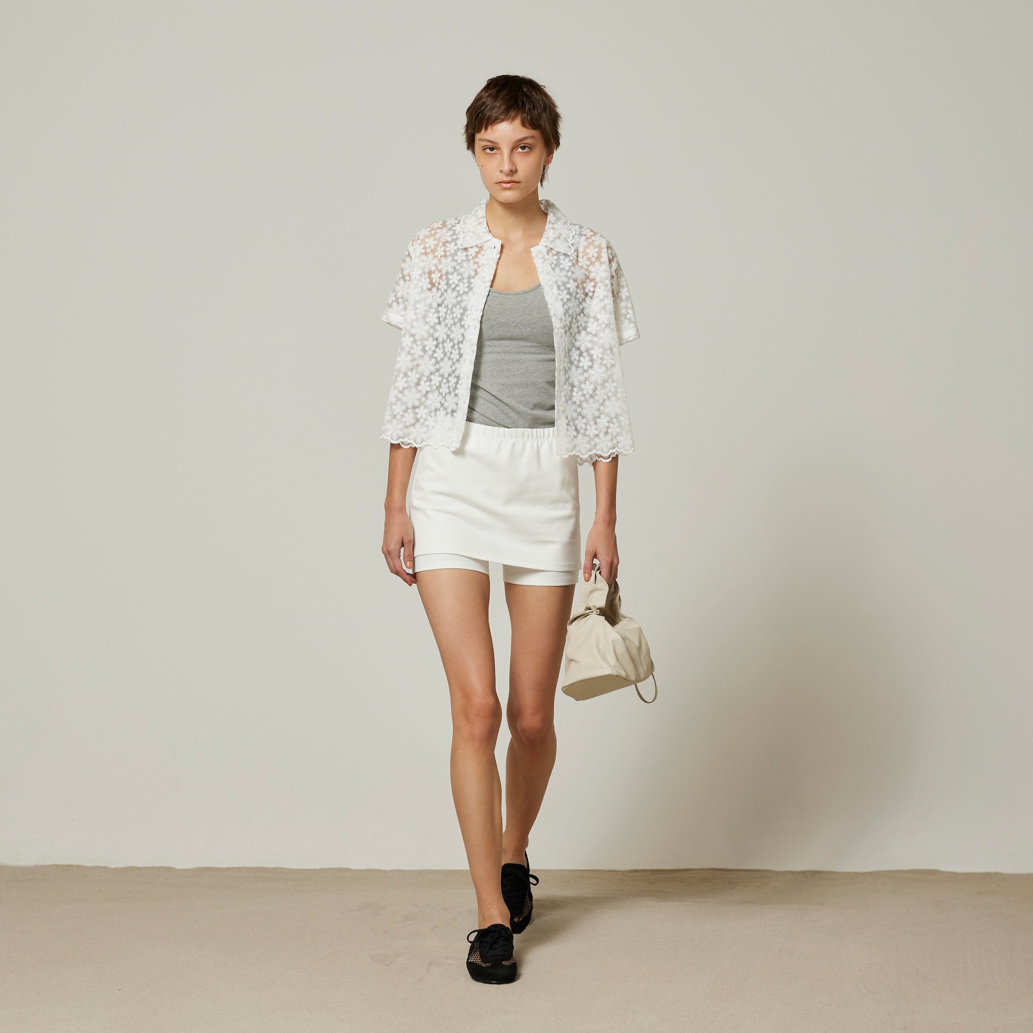 Skirt with half leggings