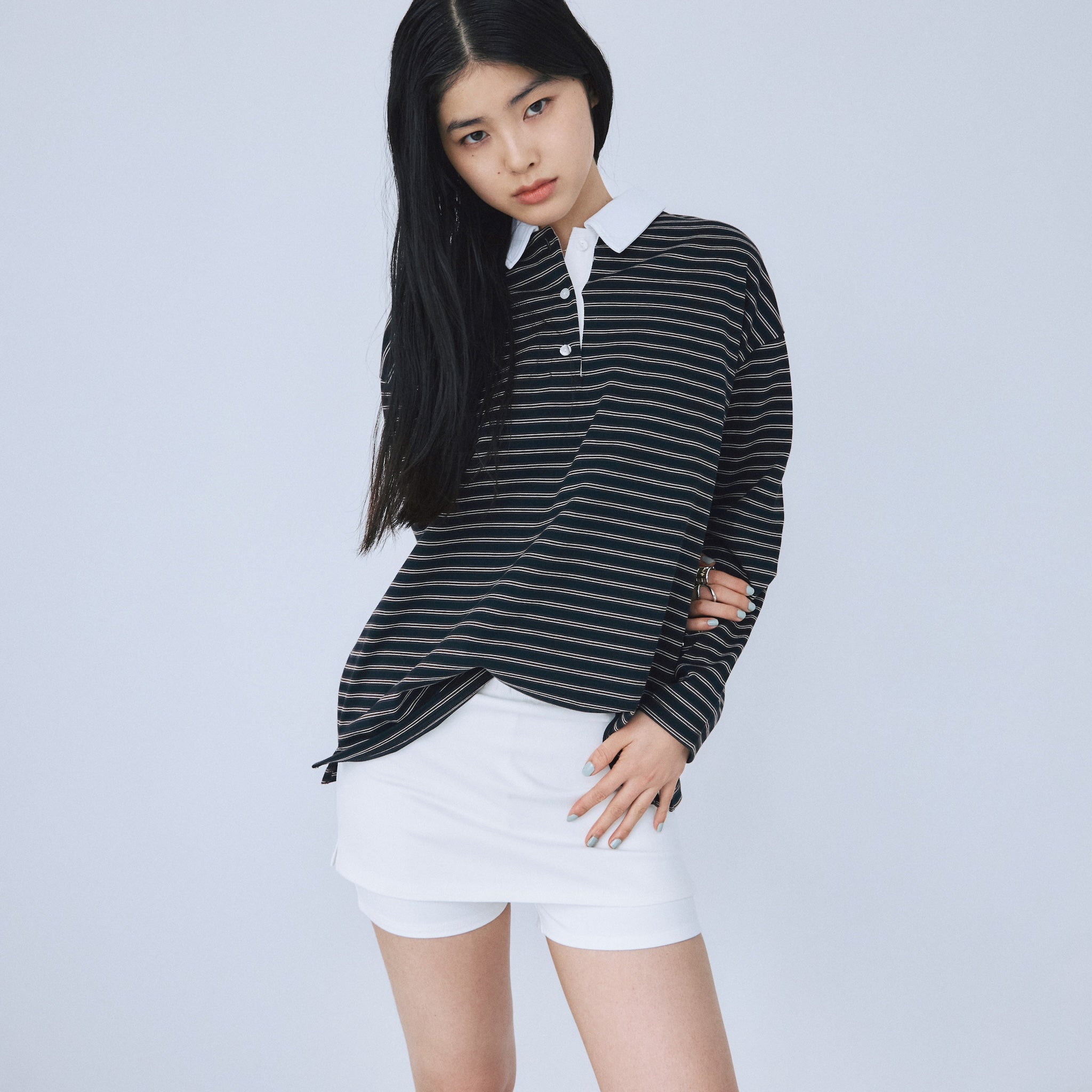 スカートwithハーフレギンス