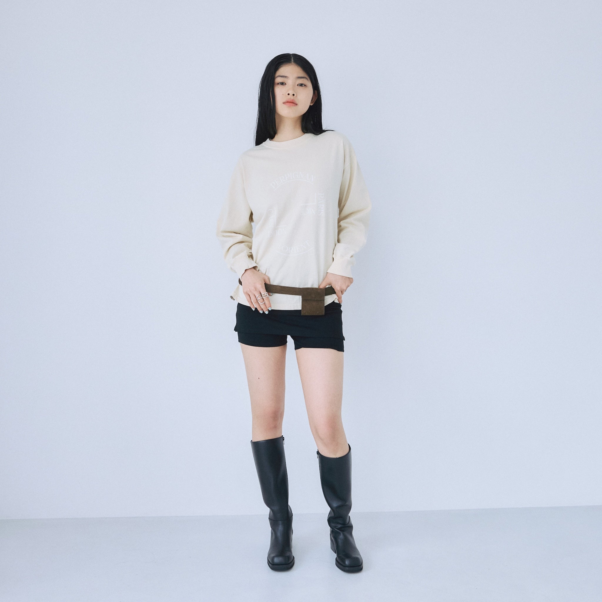 Skirt with half leggings