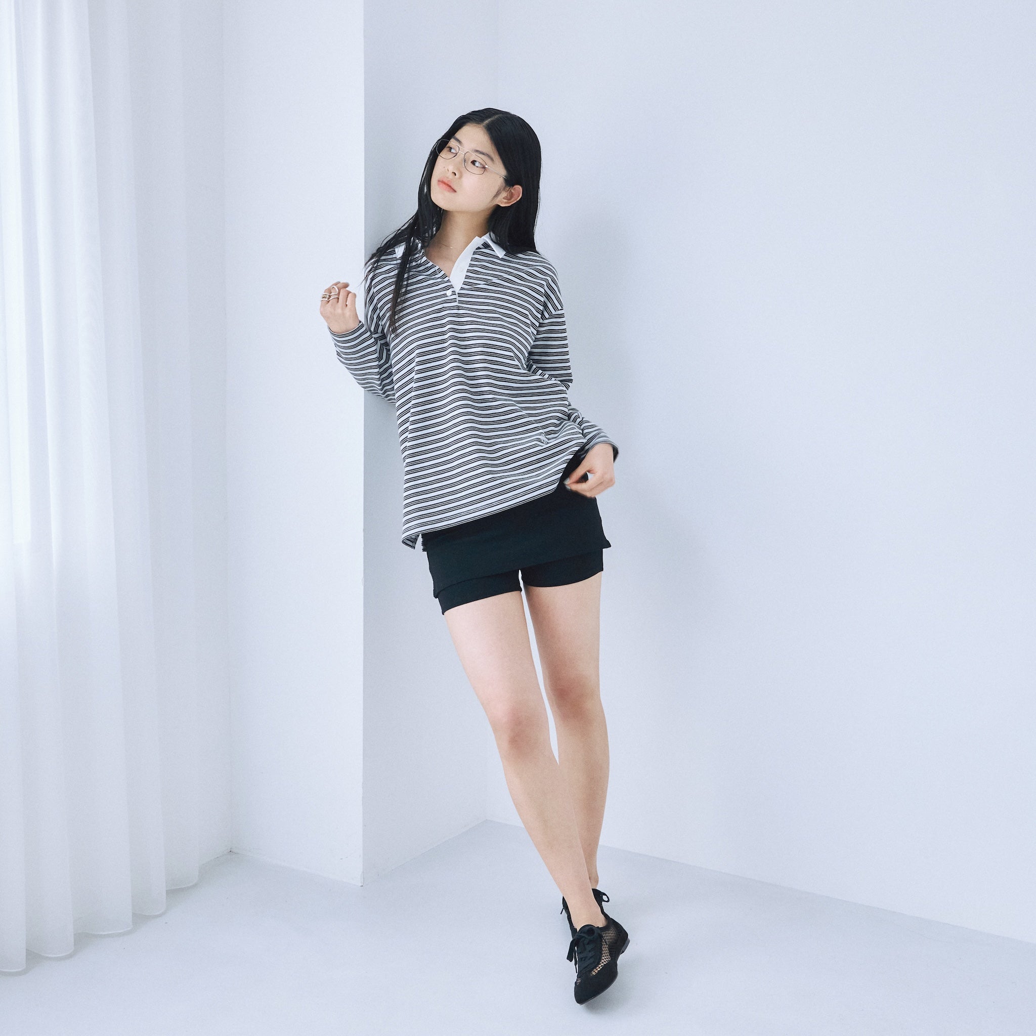 スカートwithハーフレギンス