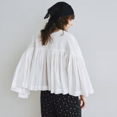 Gathered volume airy top