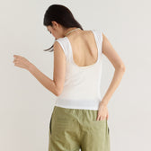 Fluffy Touch Back U Tank