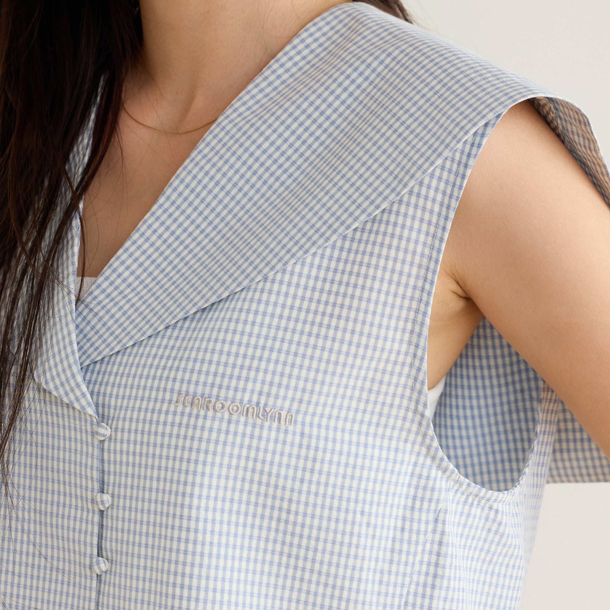 セーラーcollarショートベスト