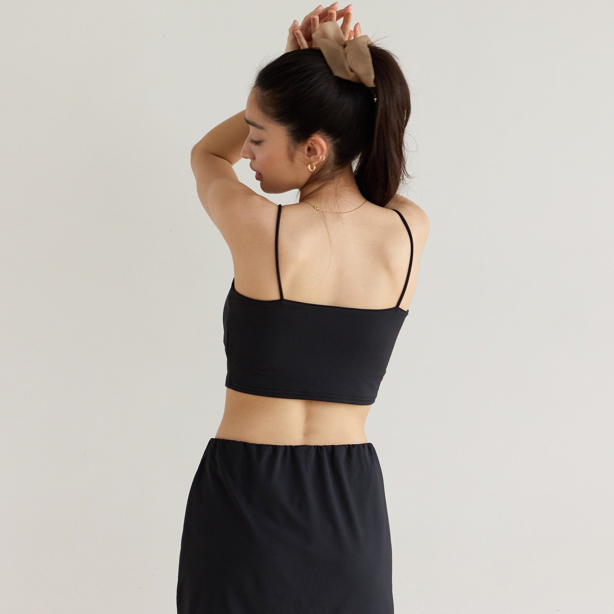 UV Cut Quick Dry Padded Spaghetti Strap Bra