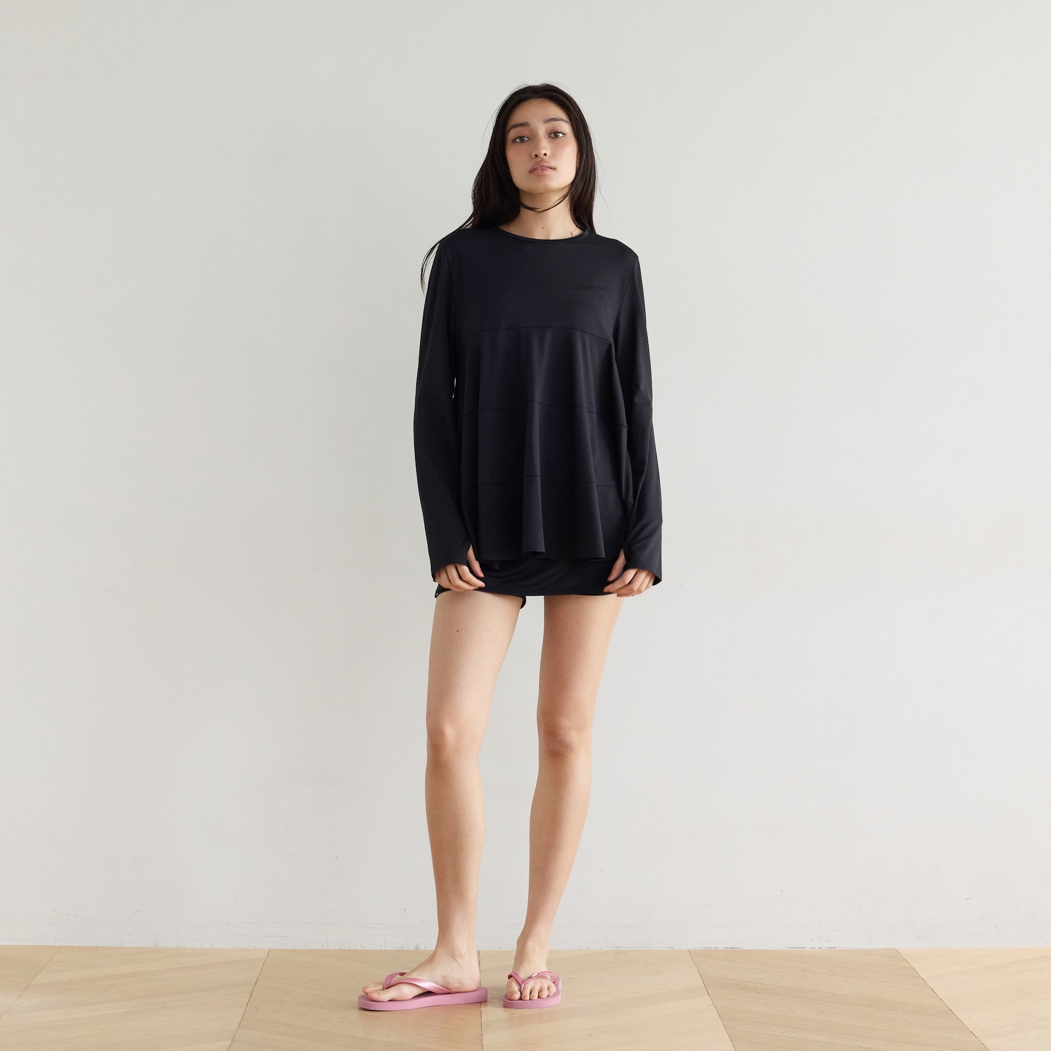 UV protection quick-dry flare rash top