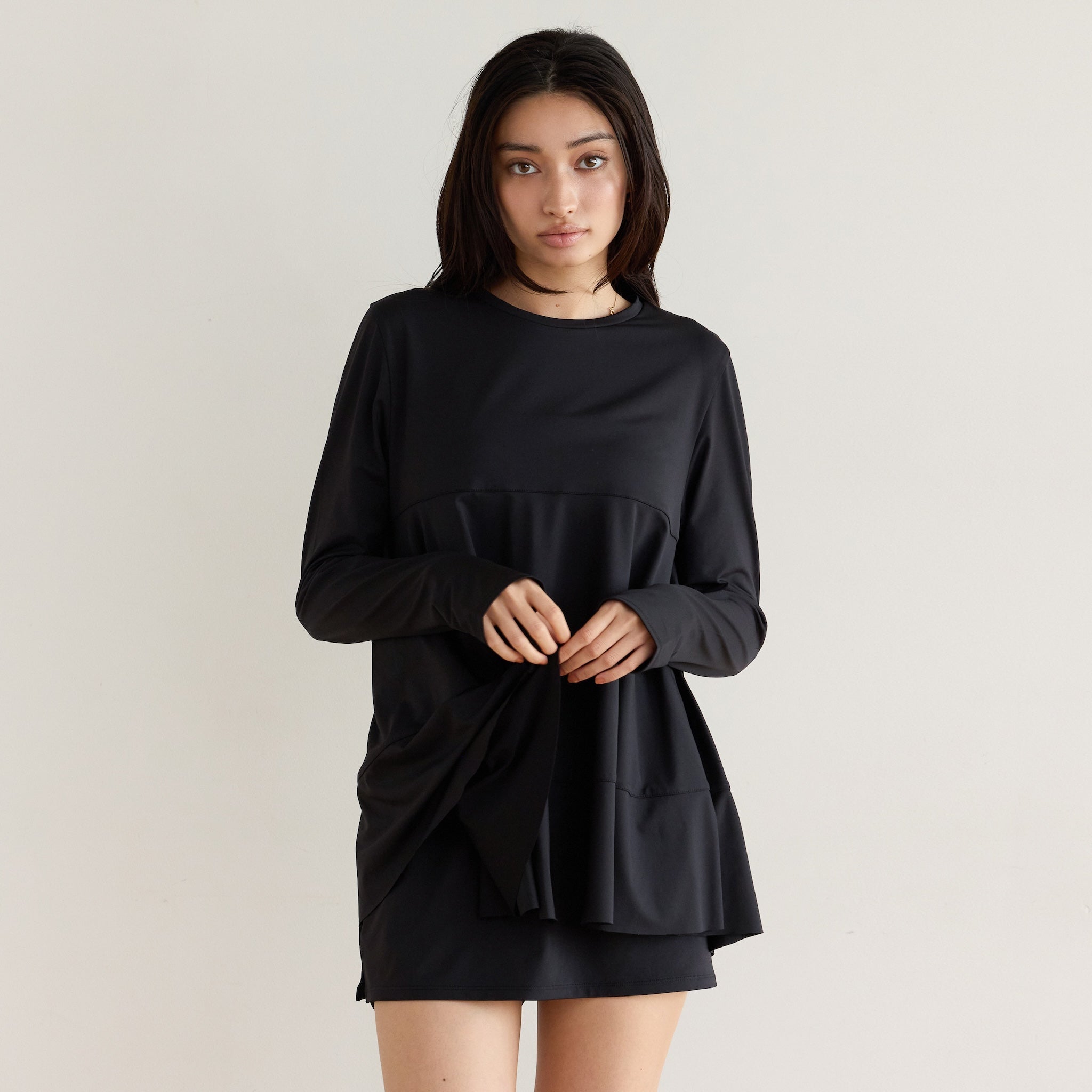 UV protection quick-dry flare rash top