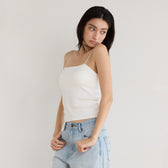 FitパッドマシュマロSoft RIB Basicキャミ