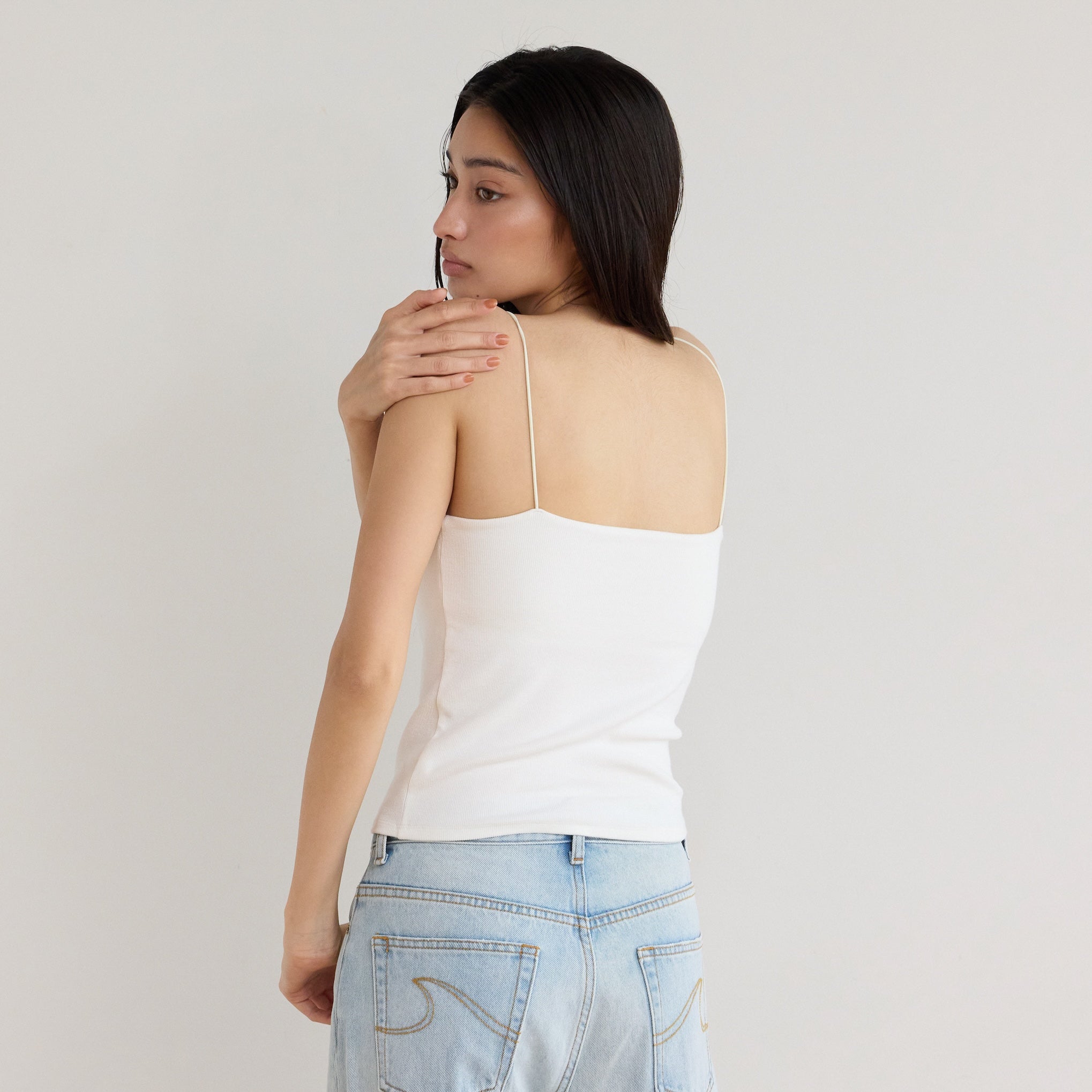 searoomlynn FitパッドマシュマロSoft RIB Basicキャミ FitパッドマシュマロSoft RIB Basicキャミ