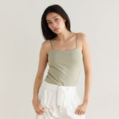 FitパッドマシュマロSoft RIB Basicキャミ