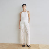 C/L Fluffy Padded Halter Camisole