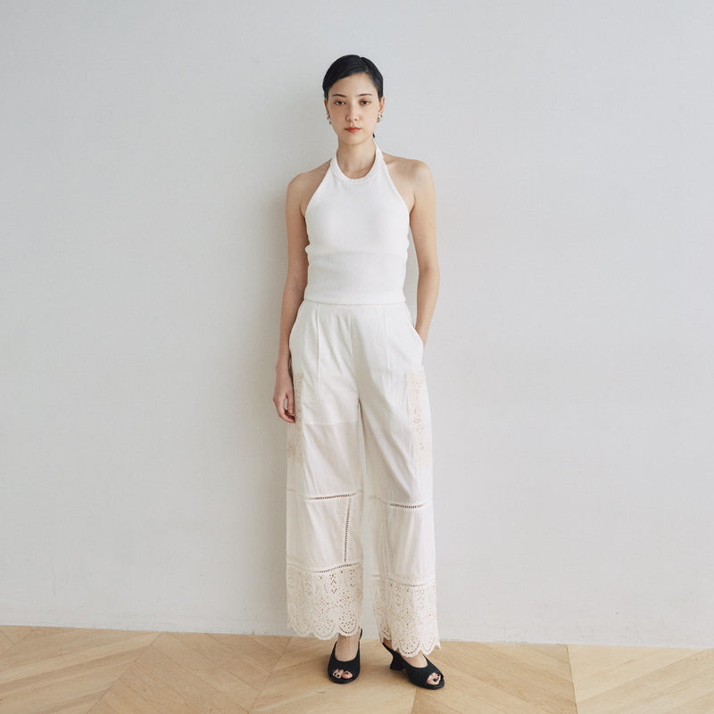 C/L Fluffy Padded Halter Camisole