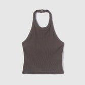 C/L Fluffy Padded Halter Camisole