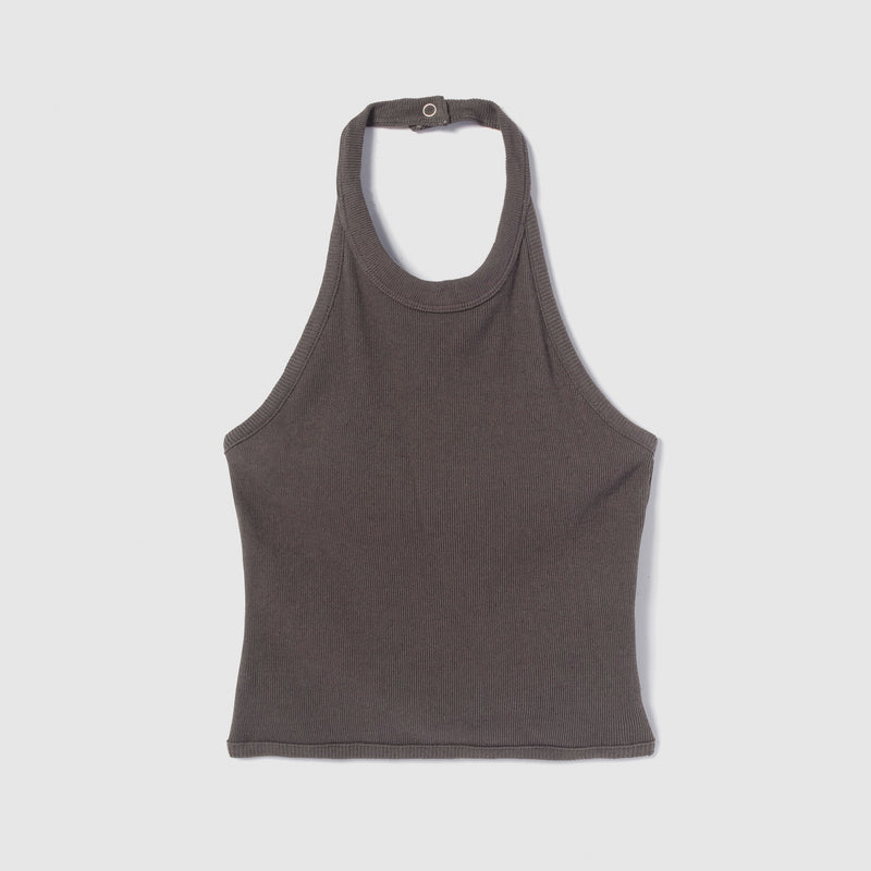 C/L Fluffy Padded Halter Camisole