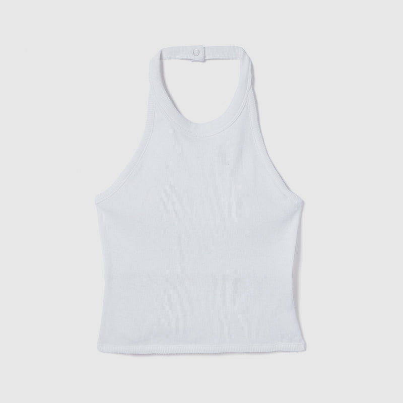 C/L Fluffy Padded Halter Camisole