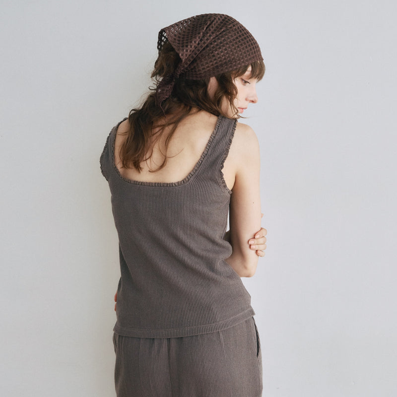 C/L 2-Face Lace Square Cut Tank