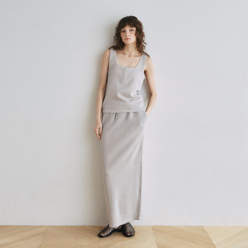 C/L 2-Face Lace Square Cut Tank