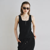 C/L 2-Face Lace Square Cut Tank