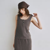 C/L 2-Face Lace Square Cut Tank