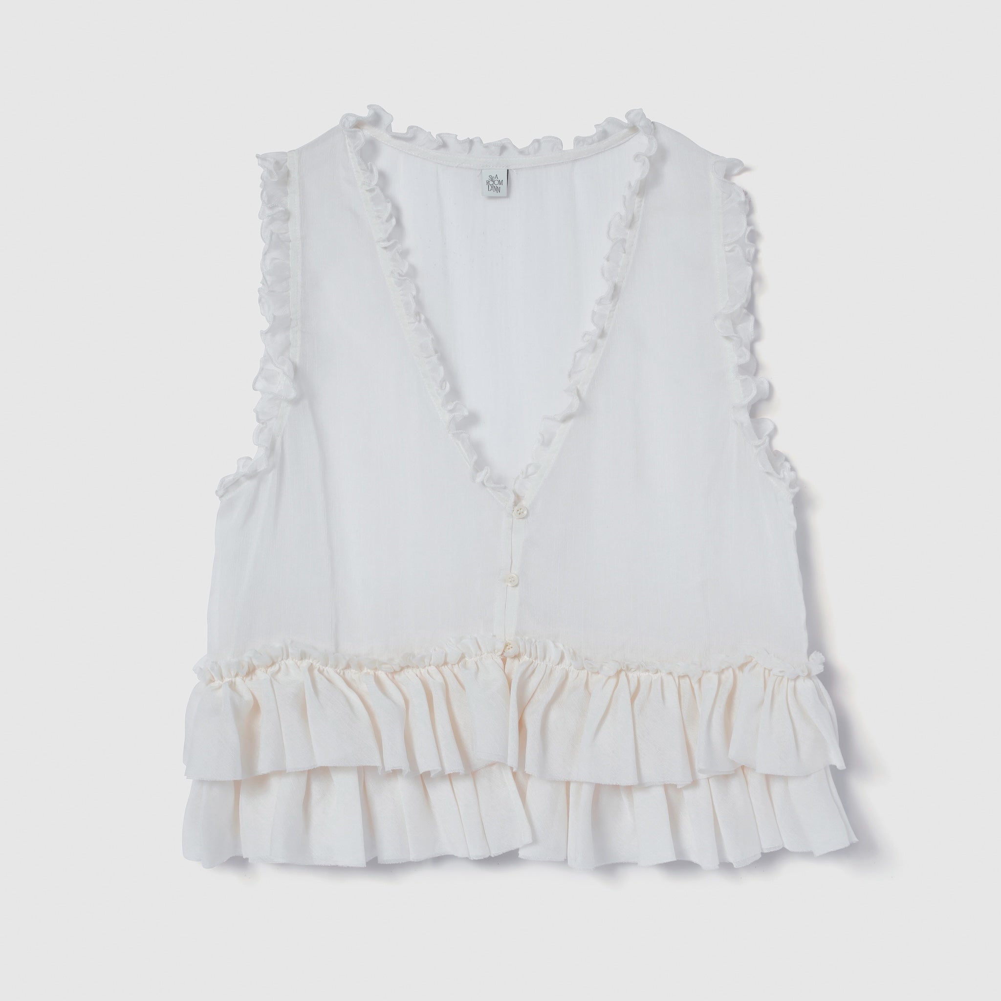 Sheer Frill Layeredビスチェ