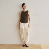 Fit Pad Marshmallow Soft Ribbed Sleeveless Tank