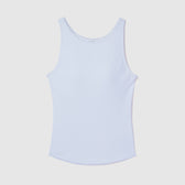 Fit Pad Marshmallow Soft Ribbed Sleeveless Tank