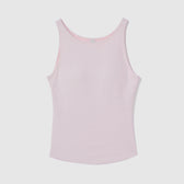 Fit Pad Marshmallow Soft Ribbed Sleeveless Tank