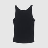 Fit Pad Marshmallow Soft Ribbed Sleeveless Tank
