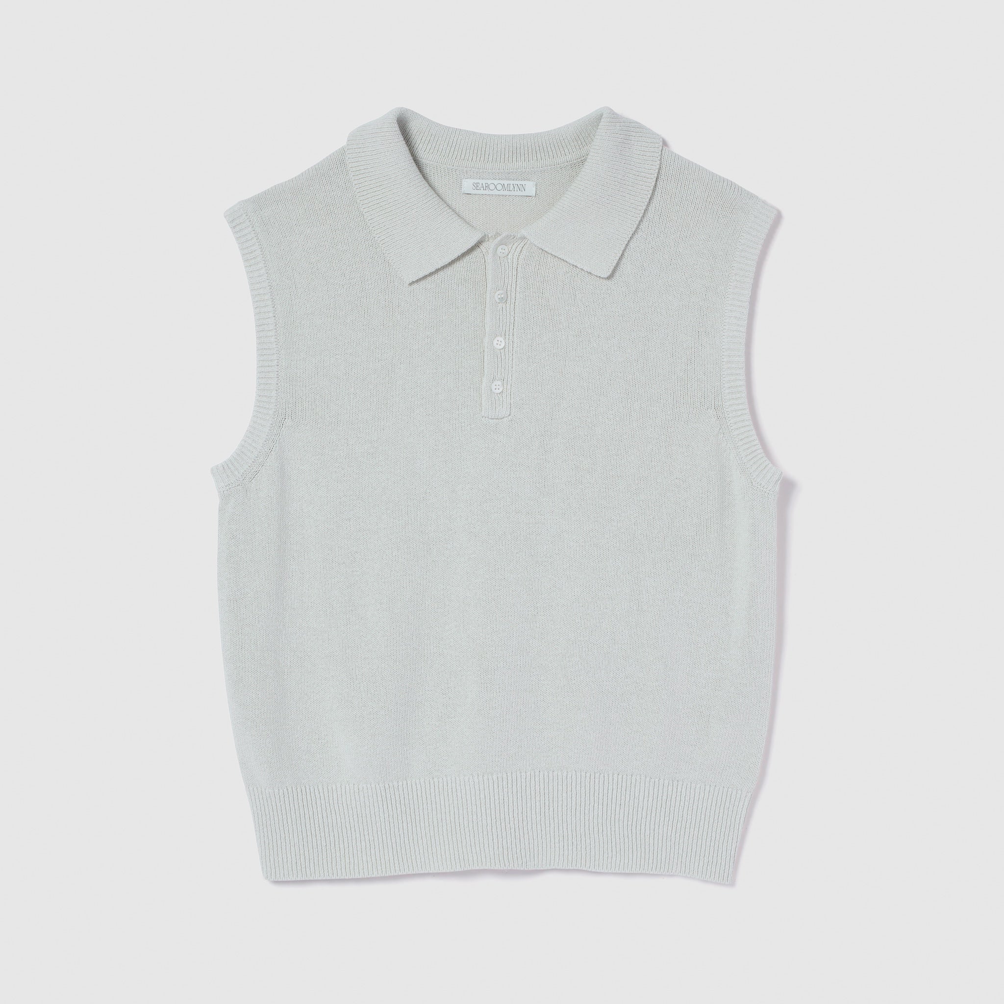MultiサイズKnit Poloベスト
