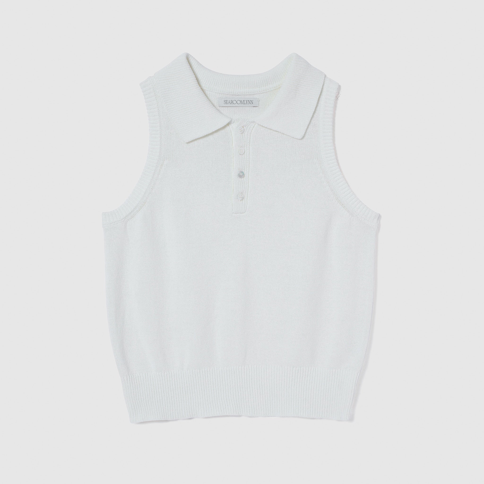 MultiサイズKnit Poloベスト