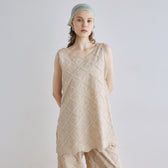 Cotton Laceスカラップチュニック