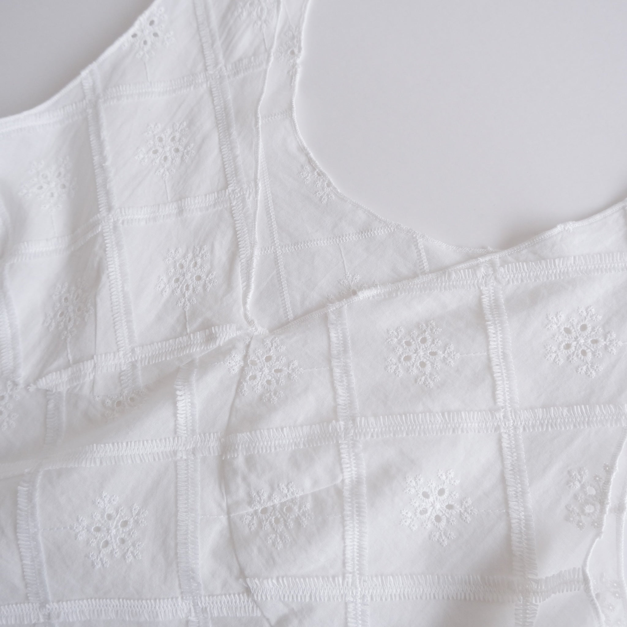 Cotton Laceスカラップチュニック