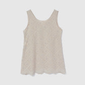 Cotton Laceスカラップチュニック
