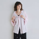 Crinkle Finish Ribbon Shirt