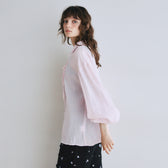 Crinkle Finish Ribbon Shirt