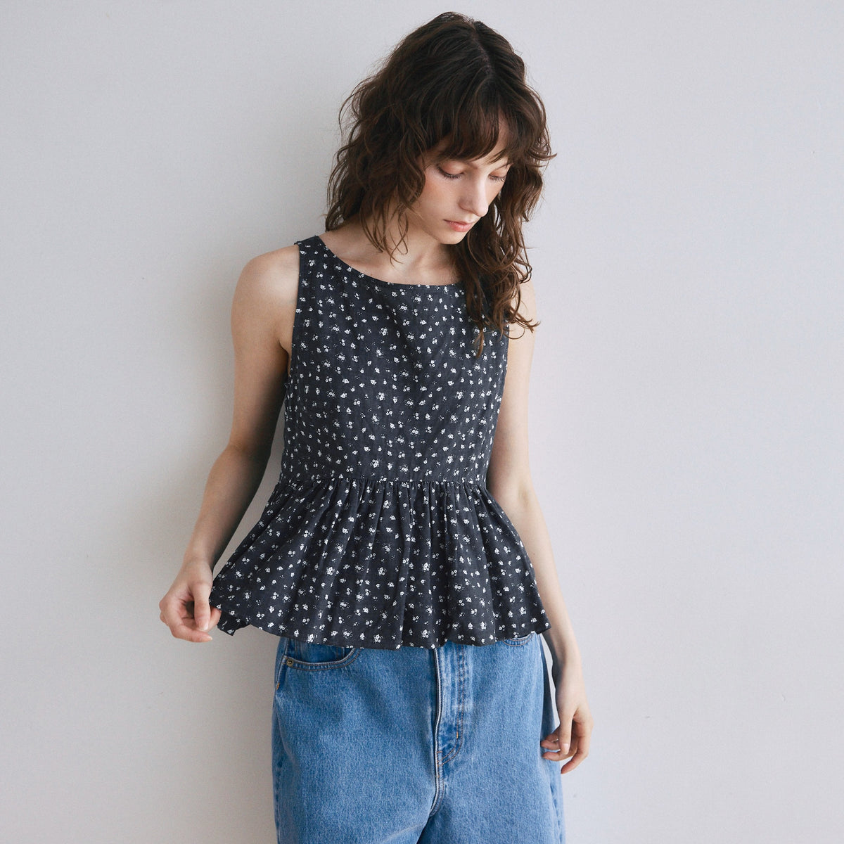 Boat Neck Balloon Top