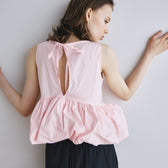 Boat Neck Balloon Top