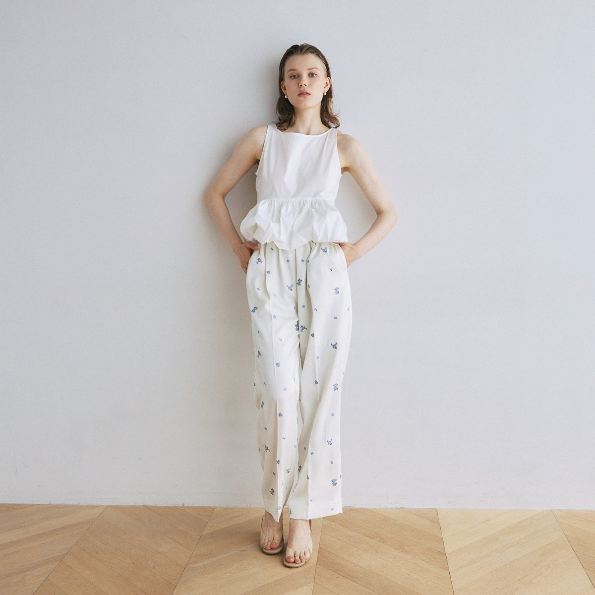 Boat Neck Balloon Top