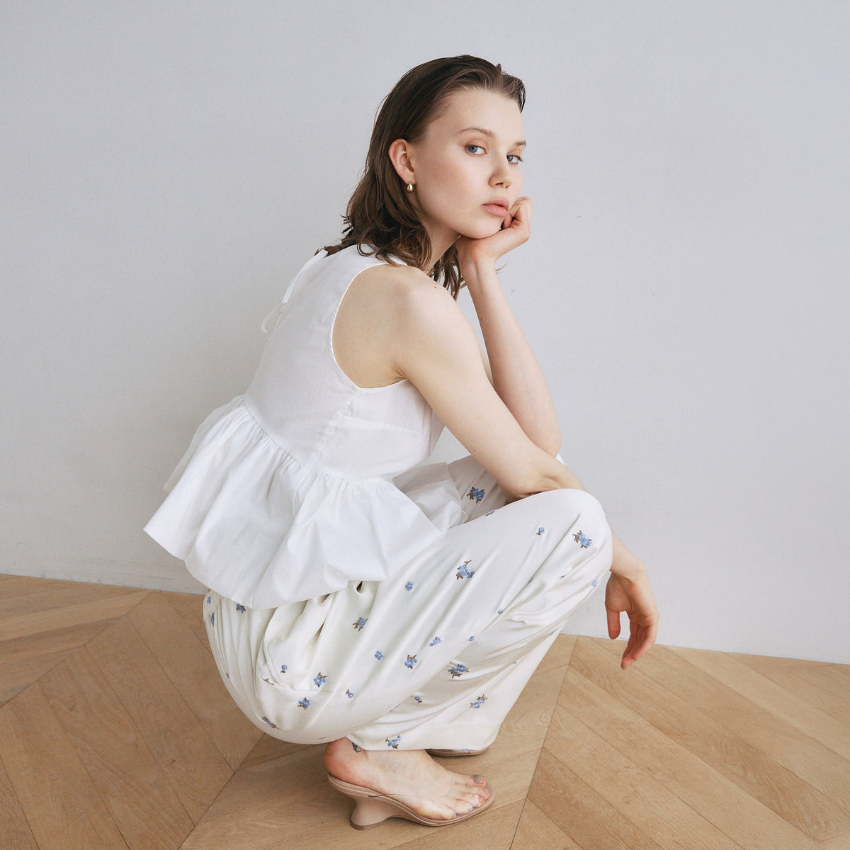 Boat Neck Balloon Top