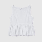 Boat Neck Balloon Top