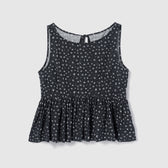 Boat Neck Balloon Top
