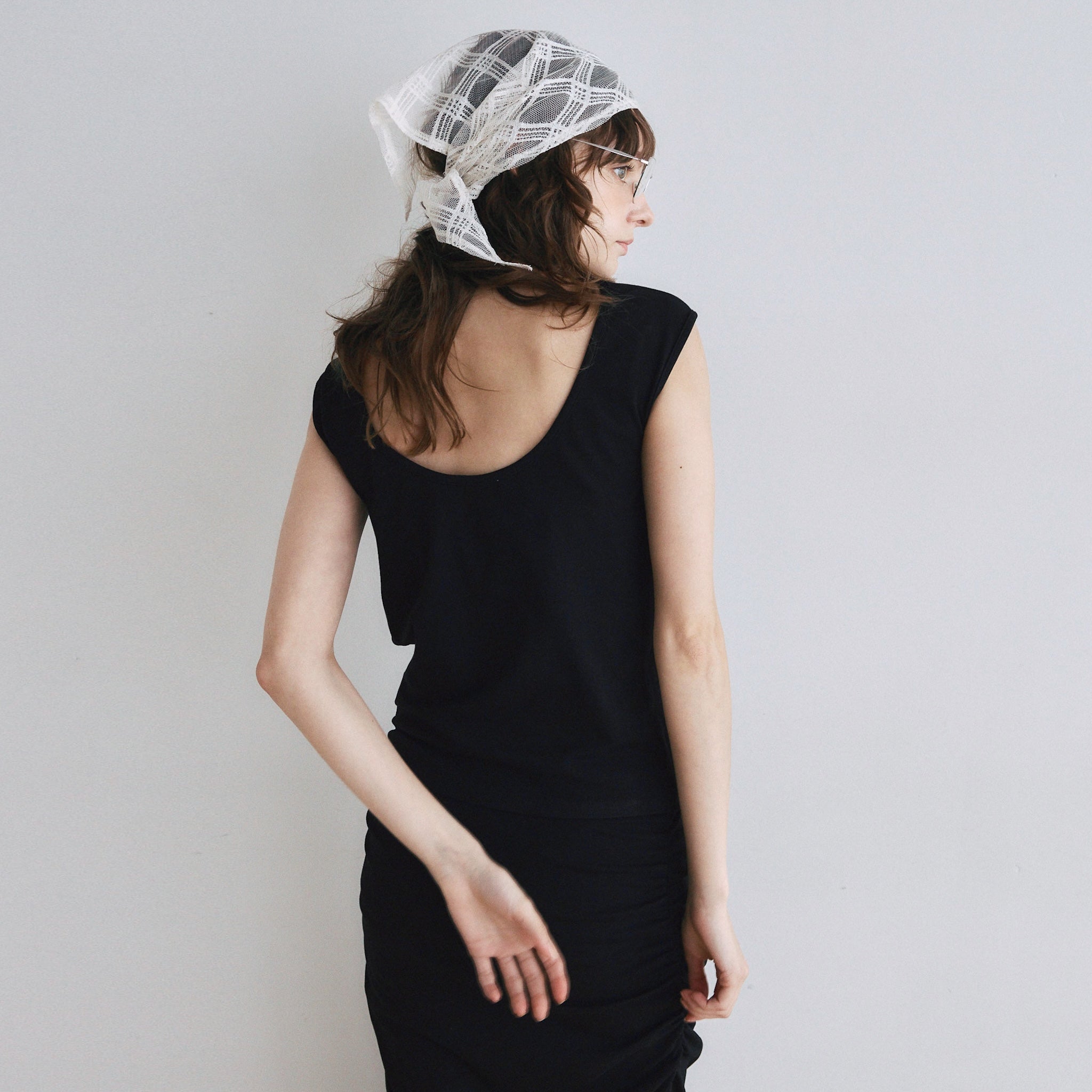 ボートネックDaily Fitトップス