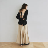 Airy Touch Back Cache-Coeur Top