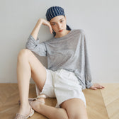 Airy Touch Back Cache-Coeur Top