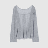 Airy Touch Back Cache-Coeur Top