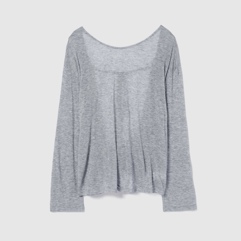 Airy Touch Back Cache-Coeur Top