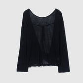 Airy Touch Back Cache-Coeur Top
