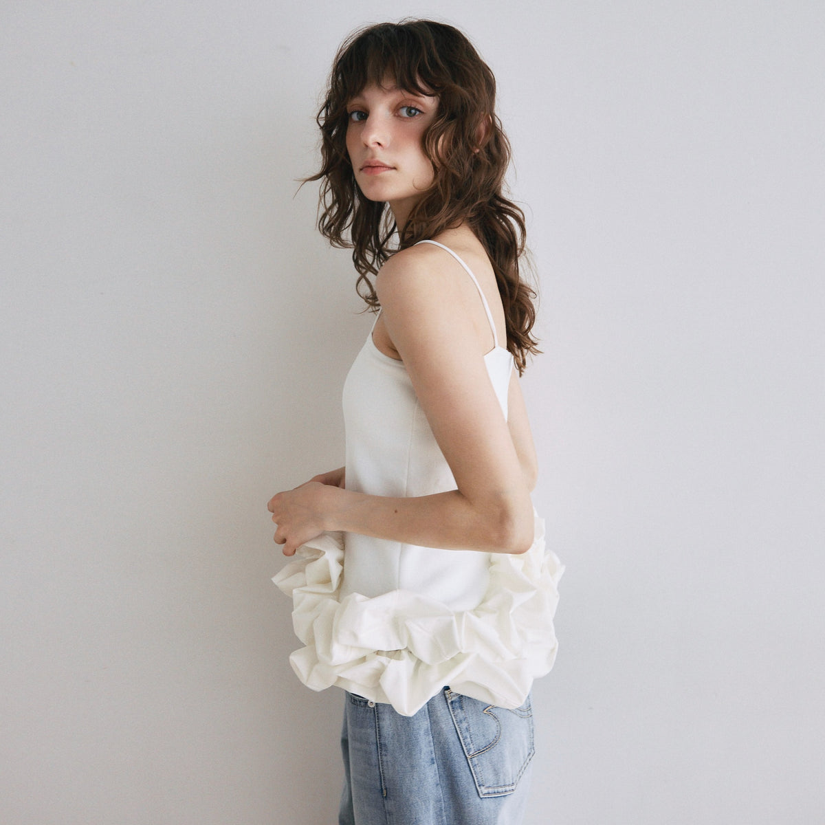 Knit Docking Balloon Camisole