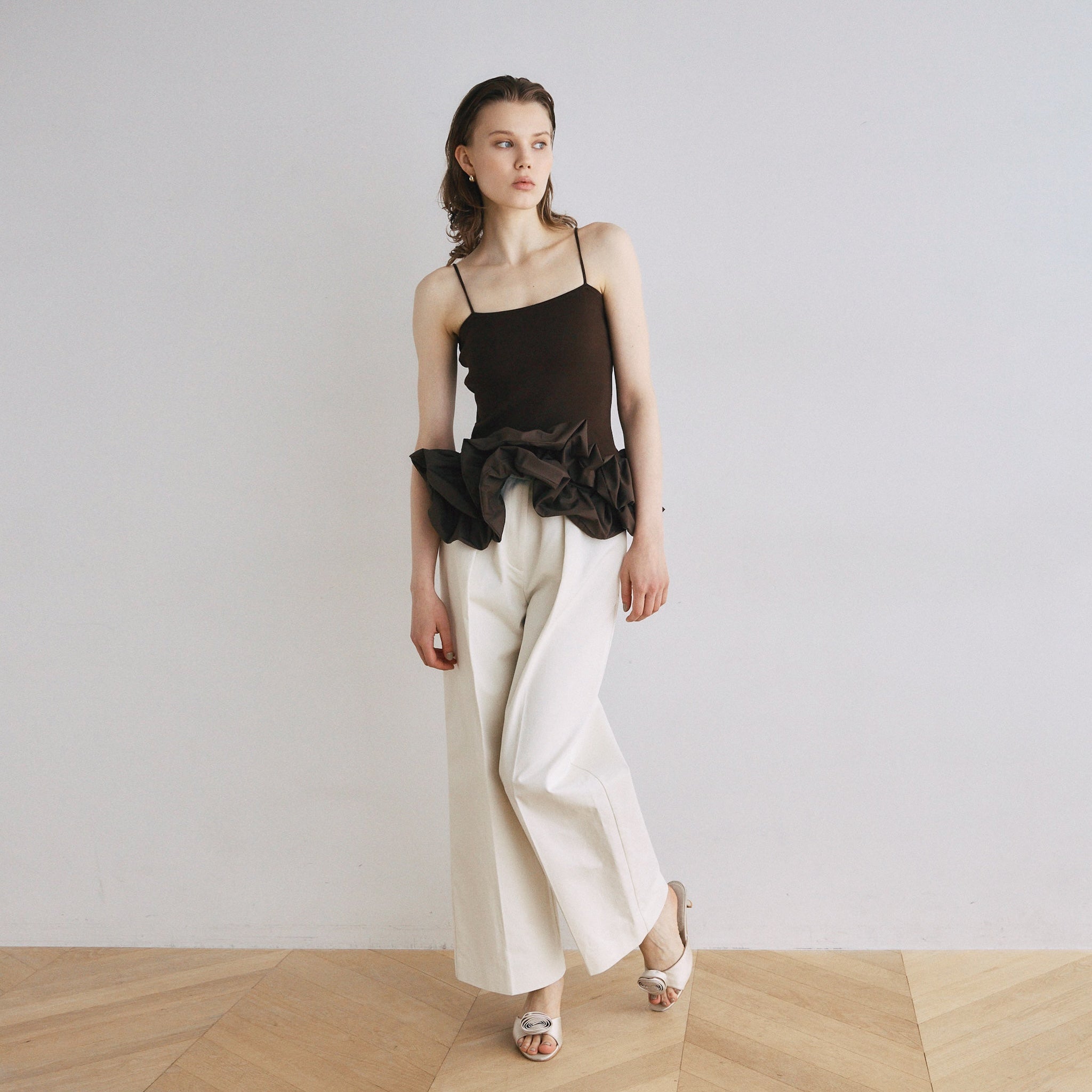 Knit Docking Balloon Camisole