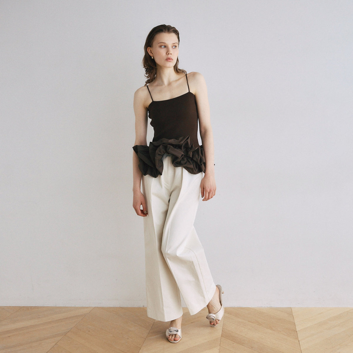 Knit Docking Balloon Camisole